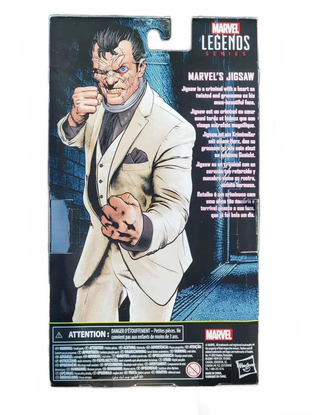 Marvel Legends Series Super Villains Marvel's Jigsaw Action Figure by Hasbro
